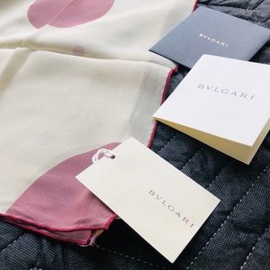 Bulgari Silk Scarf with Original Packaging Tags
